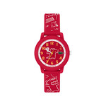 Montre LACOSTE enfant bracelet silicone rouge - vue 1