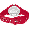 Montre LACOSTE enfant bracelet silicone rouge - vue V3