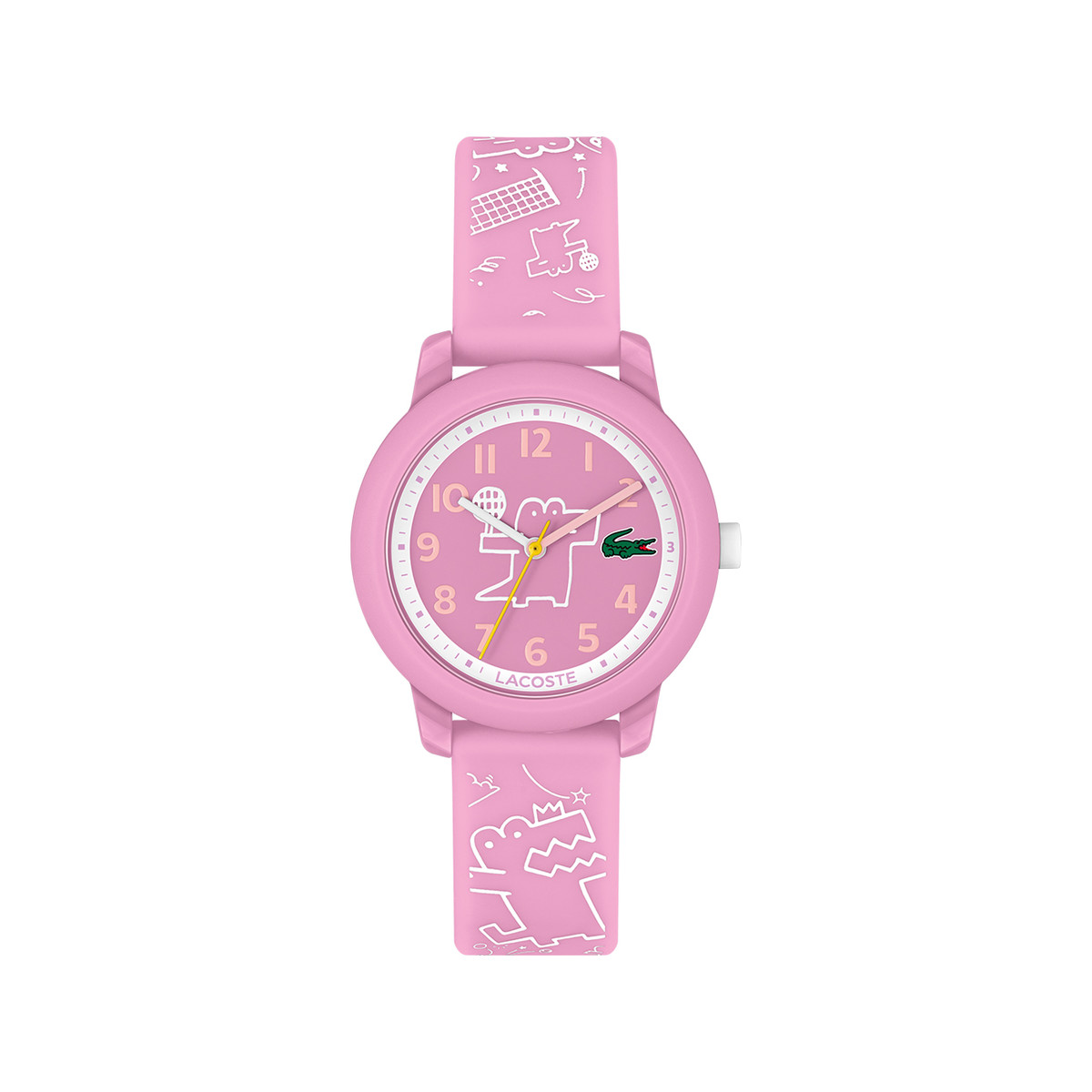 Montre LACOSTE enfant bracelet cuir rose