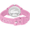 Montre LACOSTE enfant bracelet cuir rose - vue V3