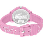 Montre LACOSTE enfant bracelet cuir rose - vue 3