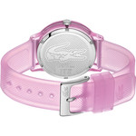 Montre LACOSTE femme plastique bracelet rose - vue 3
