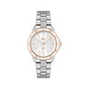 Montre LACOSTE femme bracelet acier inoxydable argent - vue V1