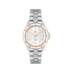 Montre LACOSTE femme bracelet acier inoxydable argent - vue 1