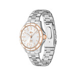 Montre LACOSTE femme bracelet acier inoxydable argent - vue 2