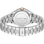 Montre LACOSTE femme bracelet acier inoxydable argent - vue 3