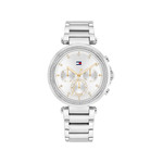 Montre TOMMY HILFIGER femme bracelet acier inoxydable argent - vue 1