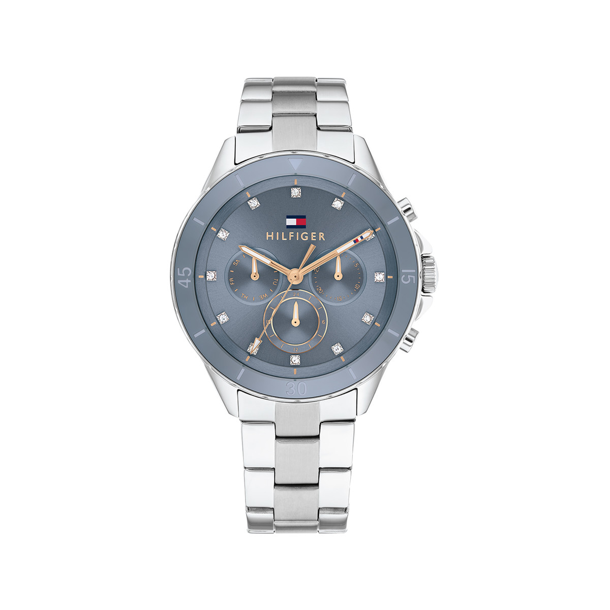 Montre TOMMY HILFIGER femme bracelet acier inoxydable argent