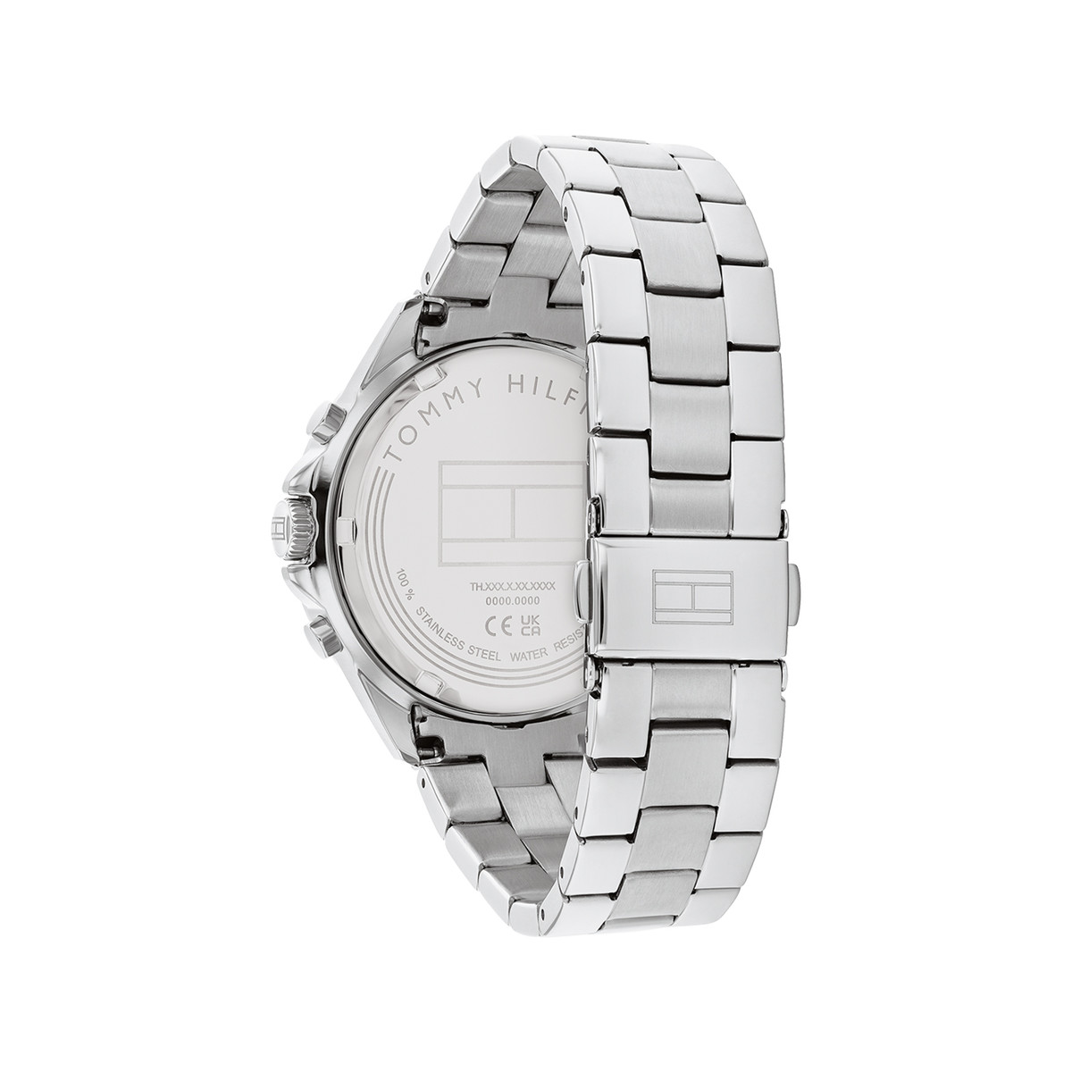 Montre TOMMY HILFIGER femme bracelet acier inoxydable argent - vue 3