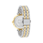 Montre TOMMY HILFIGER femme bracelet acier inoxydable doré jaune - vue 3