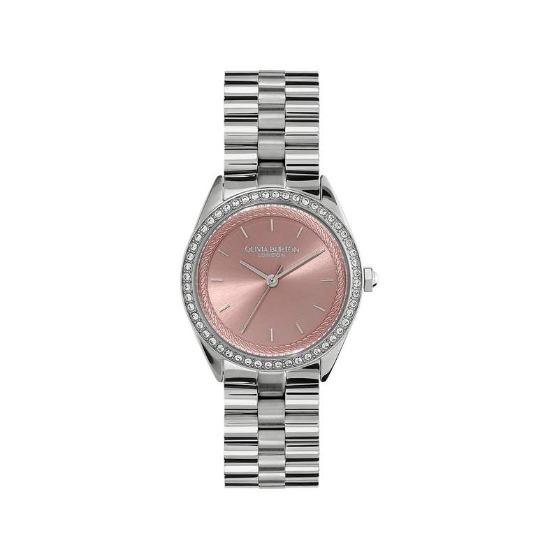 Montre OLIVIA BURTON femme bracelet acier inoxydable argent - vue 1