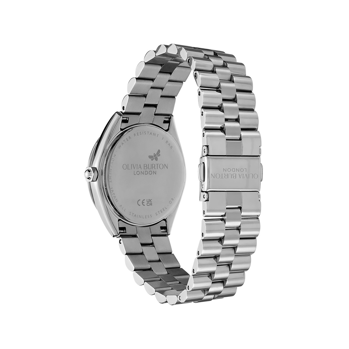 Montre OLIVIA BURTON femme bracelet acier inoxydable argent - vue 3