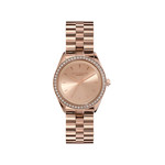 Montre OLIVIA BURTON femme bracelet acier inoxydable doré rose - vue 1