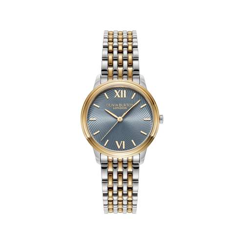 Montre OLIVIA BURTON femme bracelet acier inoxydable doré jaune