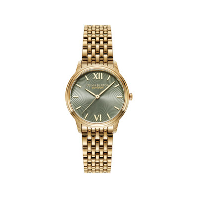 Montre OLIVIA BURTON femme bracelet acier inoxydable doré jaune - vue 1