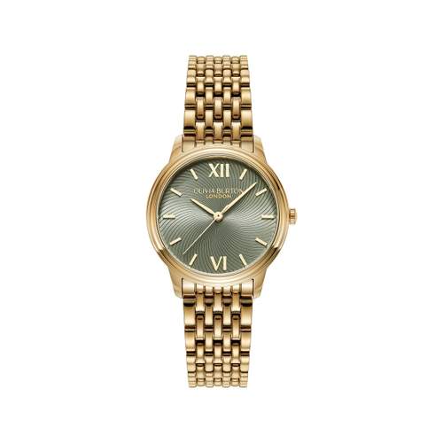 OLIVIA BURTON ladies' watch with gold stainless steel bracelet