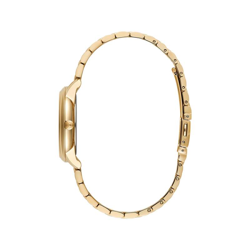 Montre OLIVIA BURTON femme bracelet acier inoxydable doré jaune - vue 2