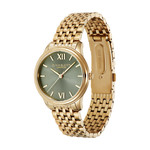 Montre OLIVIA BURTON femme bracelet acier inoxydable doré jaune - vue D1