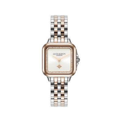Montre OLIVIA BURTON femme bracelet acier inoxydable doré rose - vue 1