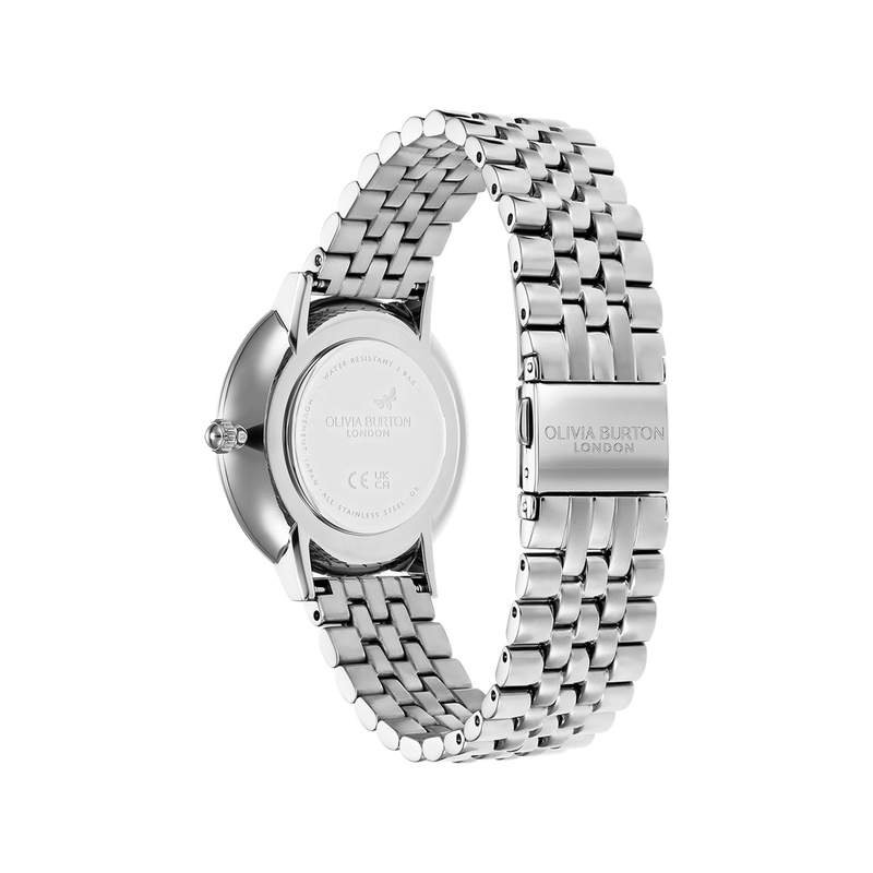 Montre OLIVIA BURTON femme bracelet acier inoxydable argent - vue 3