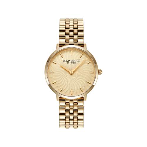OLIVIA BURTON ladies' watch with gold stainless steel bracelet