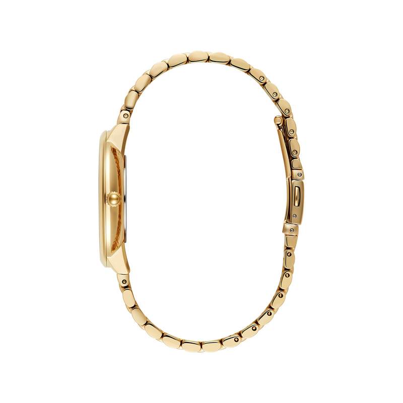 Montre OLIVIA BURTON femme bracelet acier inoxydable doré jaune - vue 2