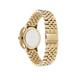 Montre OLIVIA BURTON femme bracelet acier inoxydable doré jaune - vue 3