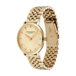 Montre OLIVIA BURTON femme bracelet acier inoxydable doré jaune - vue D1
