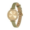 Montre OLIVIA BURTON femme acier bracelet cuir vert - vue VD1