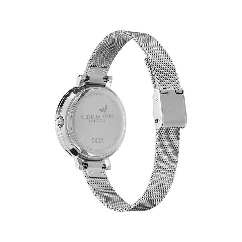 Montre OLIVIA BURTON femme bracelet acier inoxydable argent - vue 3