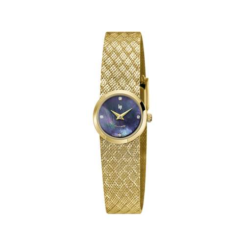 LIP dameshorloge met gouden metalen armband