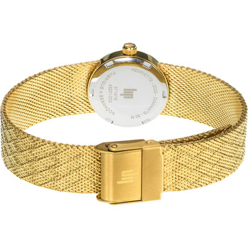 Montre LIP femme bracelet métal doré