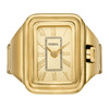 Montre FOSSIL watch ring femme bracelet acier inoxydable doré - vue V3