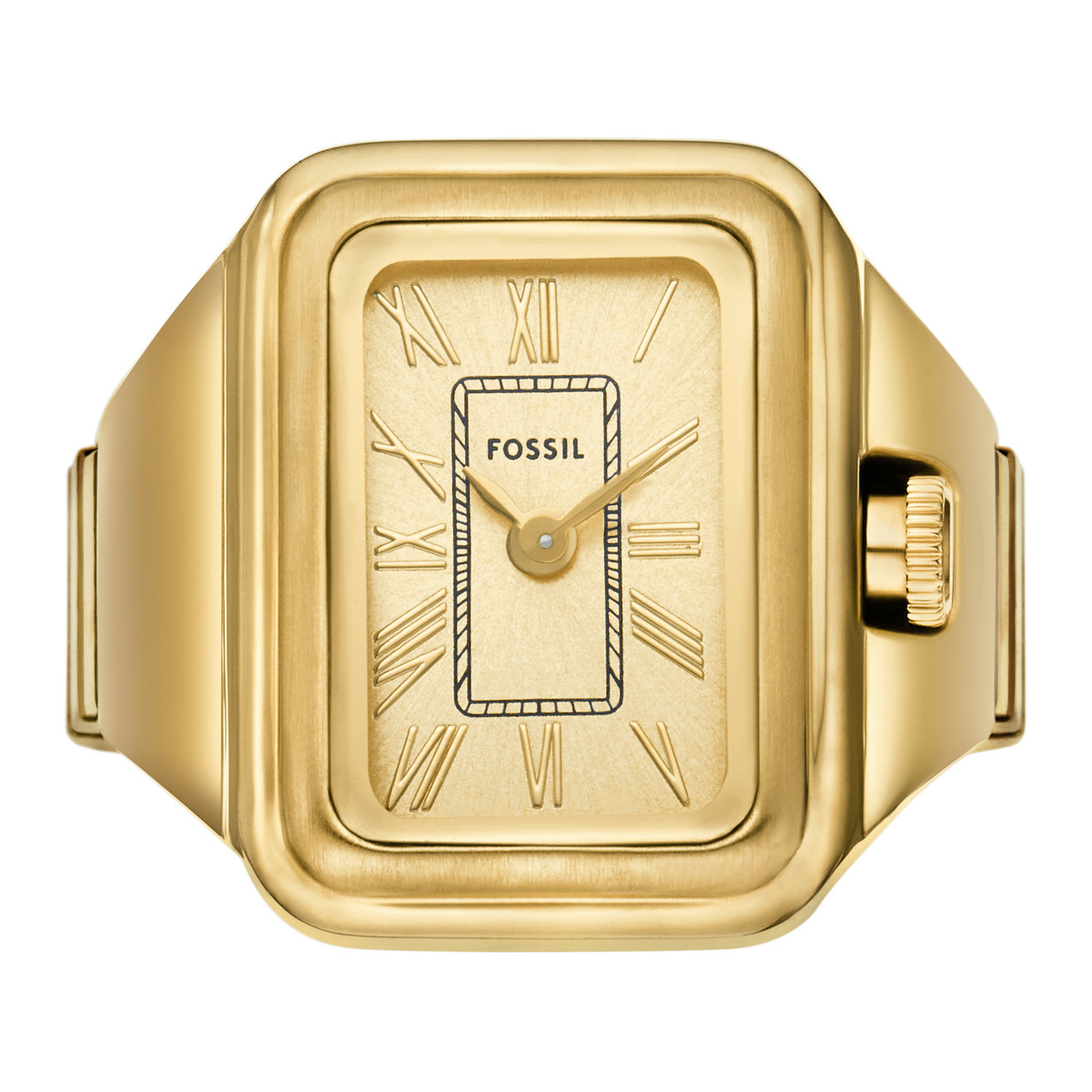 Montre FOSSIL Raquel watch ring femme bracelet acier inoxydable doré - vue 3