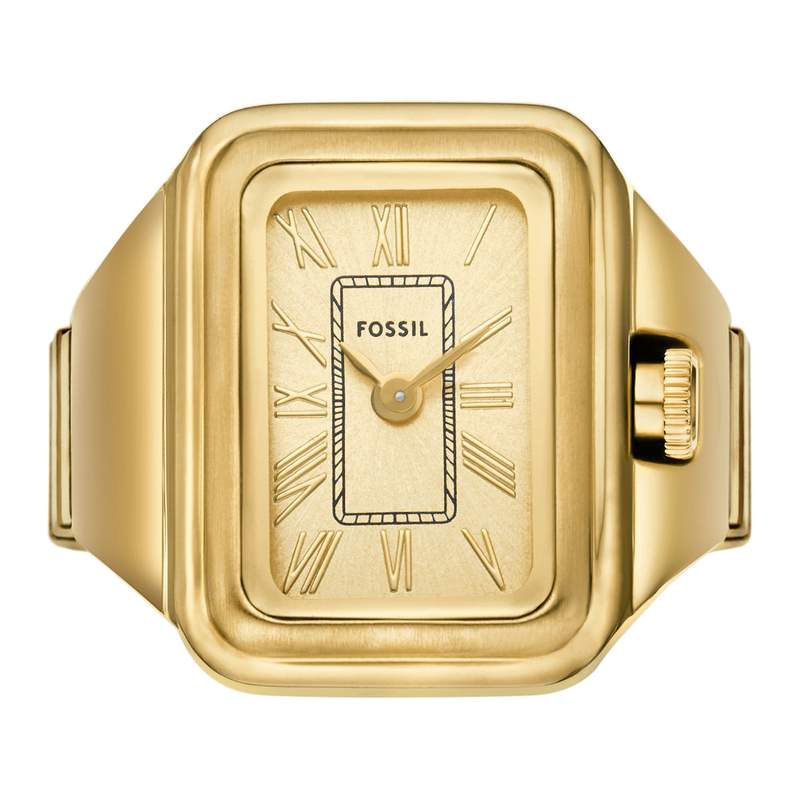 Montre FOSSIL Raquel watch ring femme bracelet acier inoxydable doré - vue 3