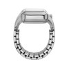 Montre FOSSIL watch ring femme bracelet acier inoxydable argent - vue V2