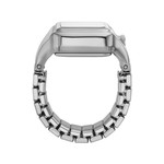 Montre FOSSIL watch ring femme bracelet acier inoxydable argent - vue 2