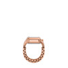Montre FOSSIL watch ring femme bracelet acier inoxydable doré rose - vue VD1