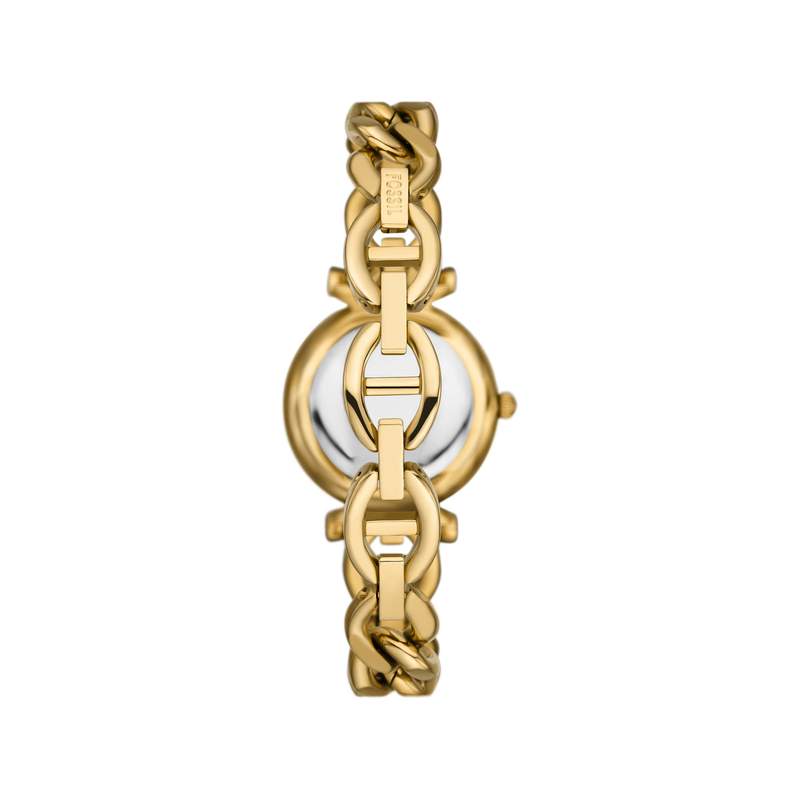 Montre FOSSIL Carlie femme bracelet acier inoxydable doré - vue 3