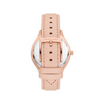 Montre MICHAEL KORS slim runway femme bracelet cuir beige - vue 3