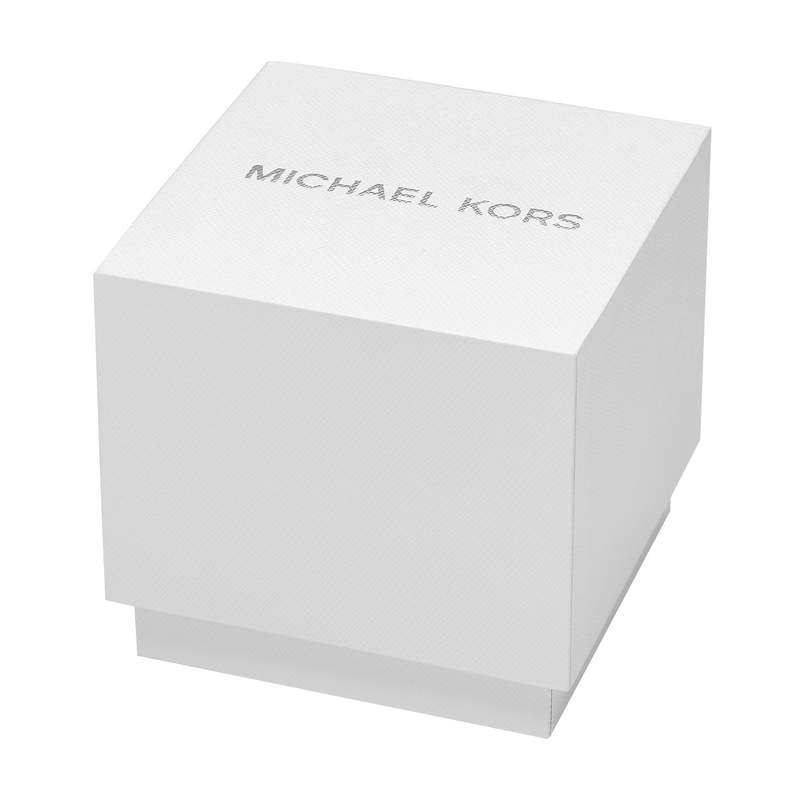 Montre MICHAEL KORS slim runway femme bracelet cuir beige - vue D1