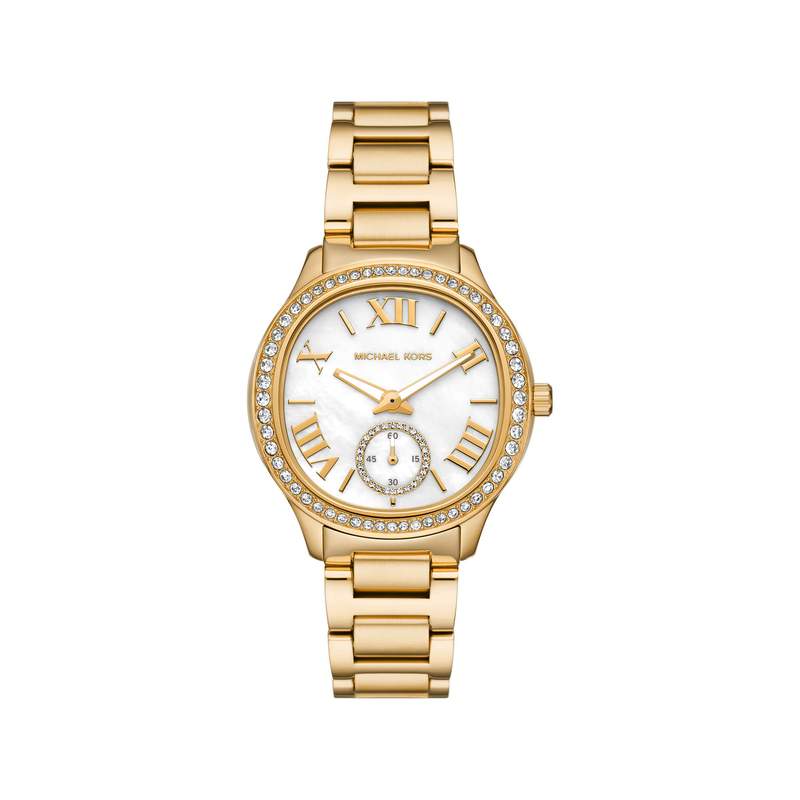 Montre MICHAEL KORS sage femme bracelet acier inoxydable doré - vue 1