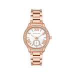 Montre MICHAEL KORS sage femme bracelet acier inoxydable doré rose - vue 1