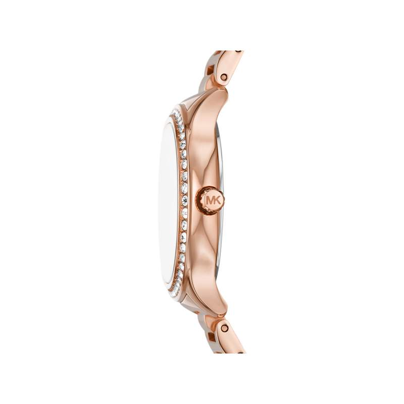 Montre MICHAEL KORS sage femme bracelet acier inoxydable doré rose - vue 2