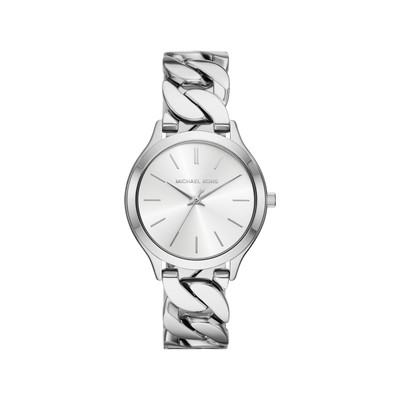 MICHAEL KORS Runway dameshorloge met roestvrijstalen zilverkleurige armband - afbeelding 1