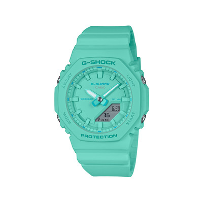 Montre CASIO G-SHOCK femme bracelet resine bleu turquoise - vue 1