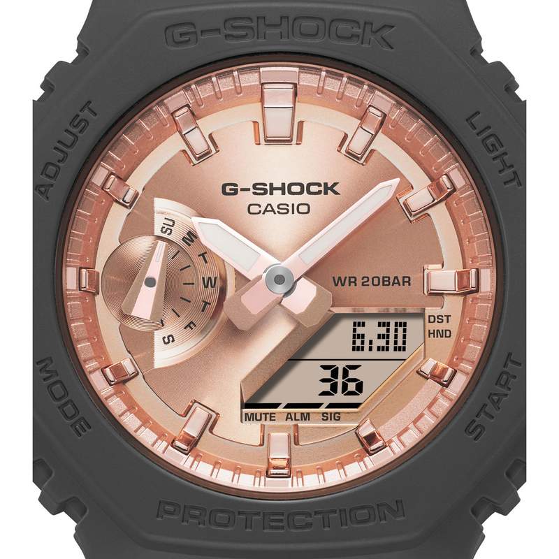 Montre CASIO G-SHOCK femme bracelet résine noir - vue D2