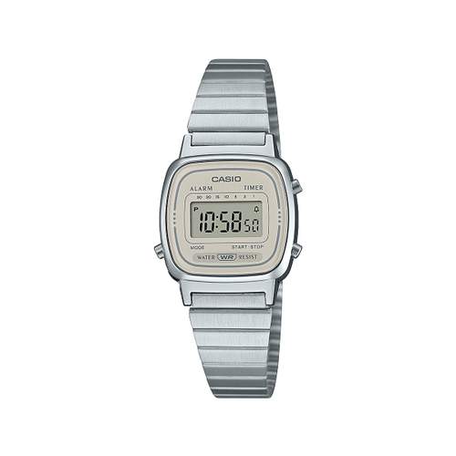 Montre CASIO VINTAGE femme bracelet acier inoxydable
