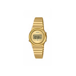 CASIO VINTAGE Women's Watch with Yellow Stainless Steel Strap - View 1