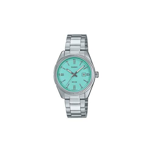 CASIO ladies' watch with silver stainless steel bracelet